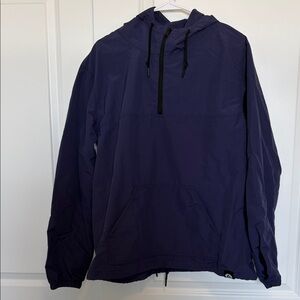 American Giant Men's Deep Blue Windbreaker Jacket